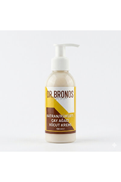 Dr.Bronos Hmd Bitkisel Katran Kükürt Çay Ağacı Vücut Kremi 150 ml (Cilt Bakım...
