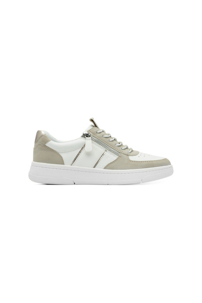 Jana 8-23785-24 130 Γυναικεία Sneakers σε Μπεζ/Λευκό Χρώμα
