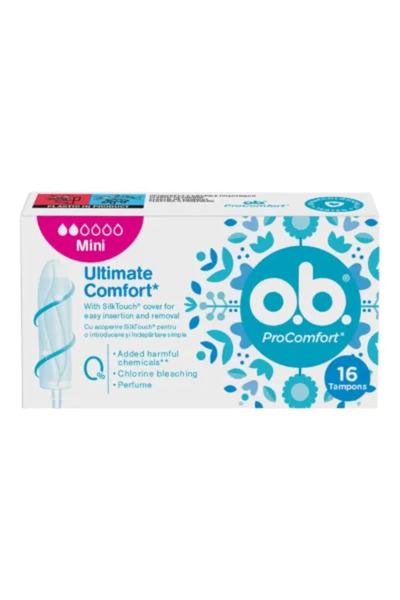 o.b. Tampoane OB Procomfort Mini, 16 buc