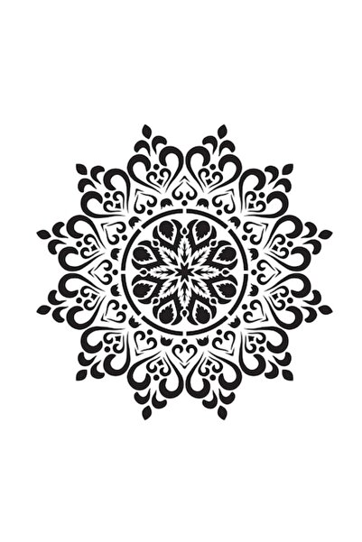Eni Design 3D construction stencil, Solana Mandala 75x75 cm, reusable, plastic