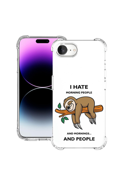 bestcase Husă Antișoc pentru Apple iPhone 17e, I Hate Morning, 3144023 AS 1613
