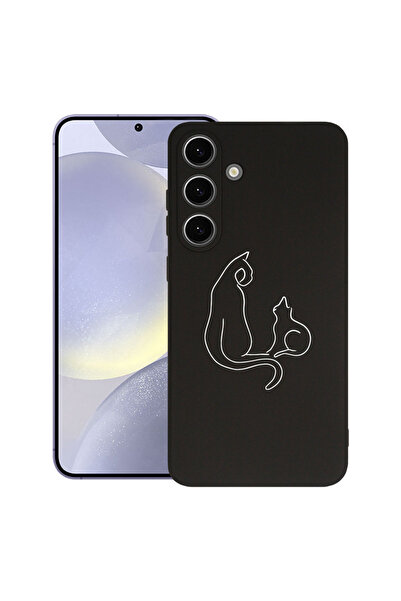 bestcase Husă TPU Ultra Subțire pentru Samsung Galaxy S26, Pisică Abstractă, ...