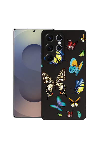 bestcase Husă TPU Ultra Subțire pentru Samsung Galaxy S26 Ultra, Fluturi în c...