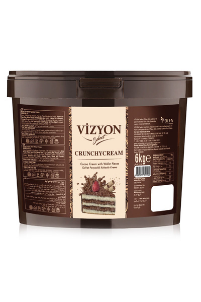 VİZYON Select Crunchycream Gofret Parçacıklı Kakaolu Krema 6 Kg