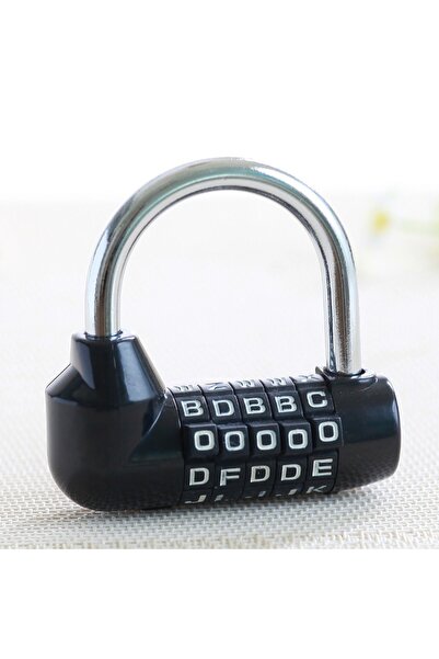 Choice Black 1pcs High grade Security Padlock 4/5 Dial Digit Letter Combinati...