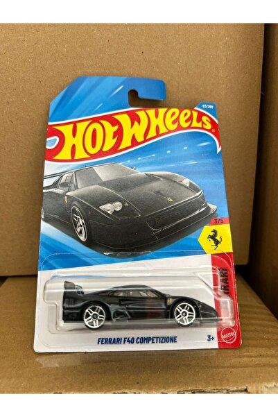 HOT WHEELS Ferrari F40 Competizione 63/250 Yurt Dışı Uzun Kart - JMX24