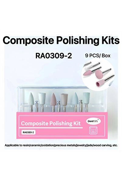 Choice Ra0309-2 9Pcs/Box Polishing Kit, Silicone Grinding and Polishing Heads...
