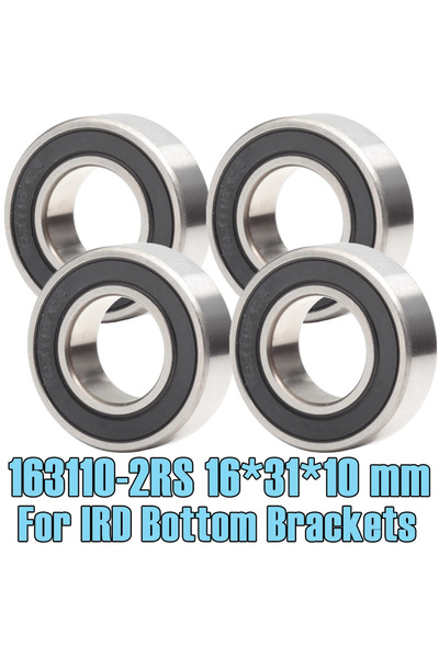 Choice 4Pcs 163110-2RS Ball Bearing 16*31*10 mm ABEC-3 Chrome Steel Double Se...