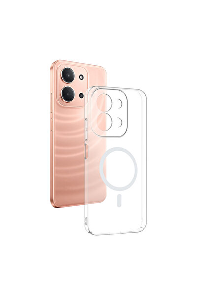UnDePlus Xiaomi Redmi 15C Kılıf M-Safe Şarj Özellikli Ultra İnce Sert PC Uyum...
