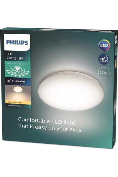 Philips CL200 Moire LED Plafonyer 17 Watt 1700 Lumen 2700K Sarı Işık