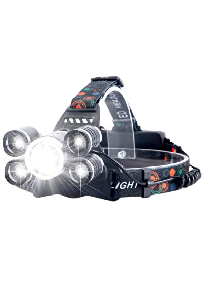 TodayShop Lanternă frontală LED profesională 2000 Lumeni - Reîncărcabilă cu 5...