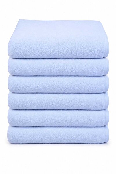 BAYÇAĞRI 6-Piece Hotel Hand and Face Towel Cotton White 50X85 cm Newcotton