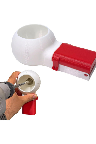 Choice White New Electric Drill Dust Cover Box Ash Bowl Impact Hammer Dust Co...