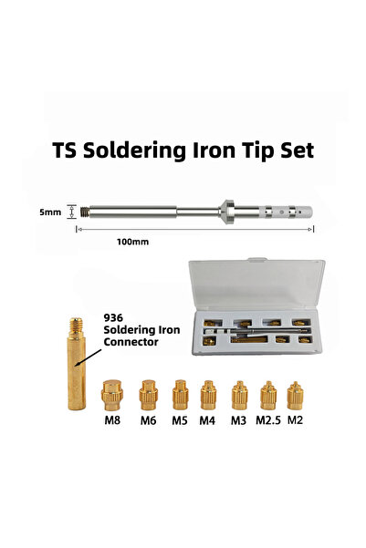 Choice1 مجموعة أطراف التسخين TS/T65 طقم صامولة التسخين بفتحة ملولبة ثلاثية ال...