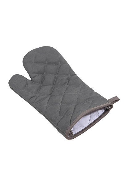 Choice Grey Oven Gloves Heat Resistant Cotton Insulated Anti Scalding Gloves ...
