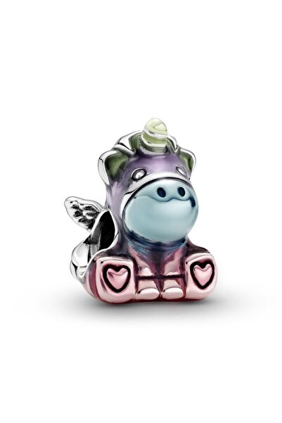 Pandora Renkli Gökkuşağı Unicorn Bruno Charm 799353C01
