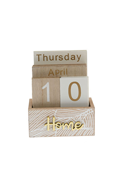 meli melo Wooden calendar decoration Home