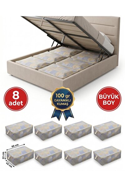 Healnest 8 Adet - Desenli Baskılı Büyük Boy 100 Gram Tela Baza Altı Ve Çekyat...