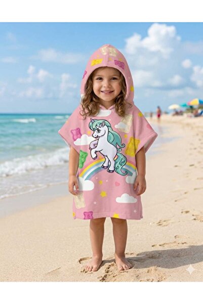 Haribo Hooded Beach Towel Poncho Towel Sea Pool Towel