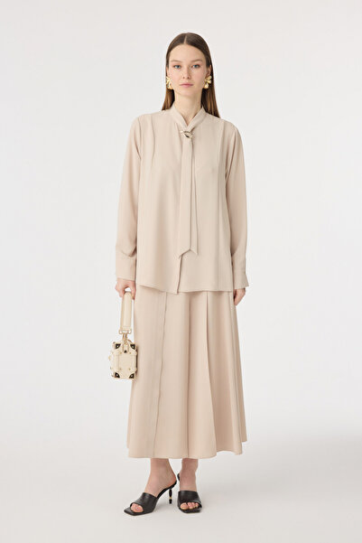 Zühre G-0136 Shon Shirt 38-44 Beige Shirt 0136