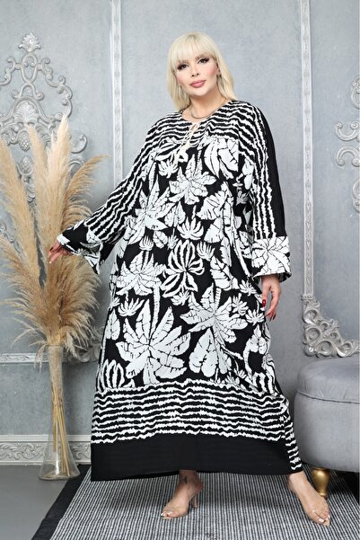 mervemoda Women's Summer Cotton Plus Size Dress