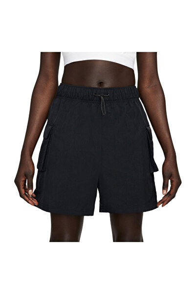 Nike Women's Sportswear Essentials Woven High-Waisted Shorts L