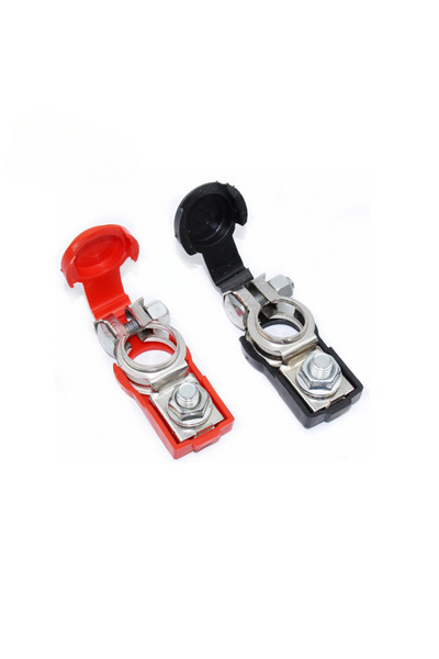 Choice1 A pair of Silver A Pair Universal Car Battery Terminals Cable Termina...