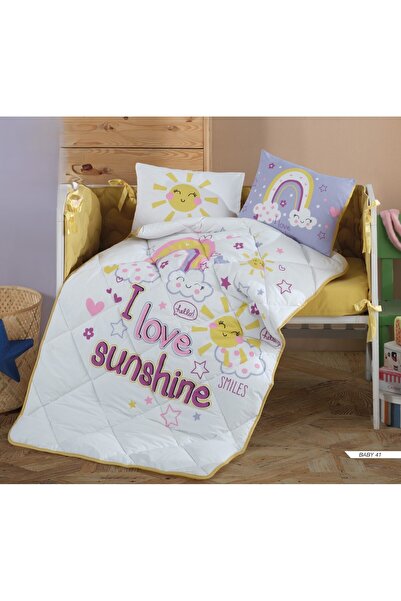 NAJMA Baby Bedspread Artificial Haajar Turkish 100% Cotton 95X145