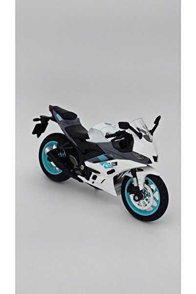 MotoGarage Yamaha YZF-R3 1:12 Diecast Motosiklet - Sesli Işıklı Metal Model