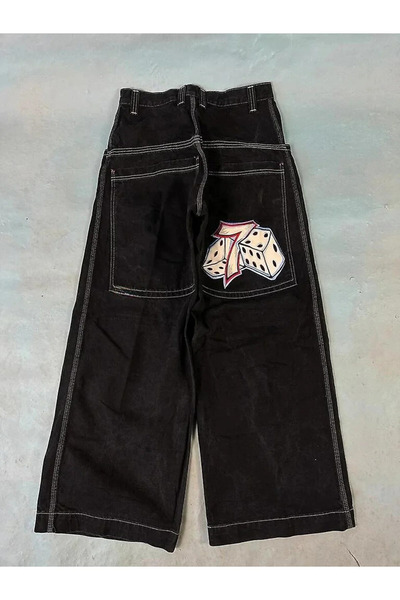 212 URBAN Y2k Vintage Bol Paça OversizeSeven Membrane Pantolon