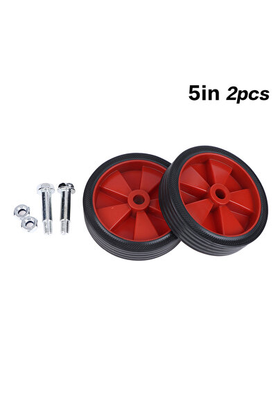 Choice 5inch 2Pcs 5/6 Inch Air Compressor Accessories Caster Wheels With Scre...