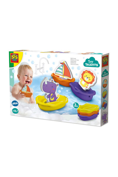 SES Creative Bath Time Boats with Foam Animals (S13001)