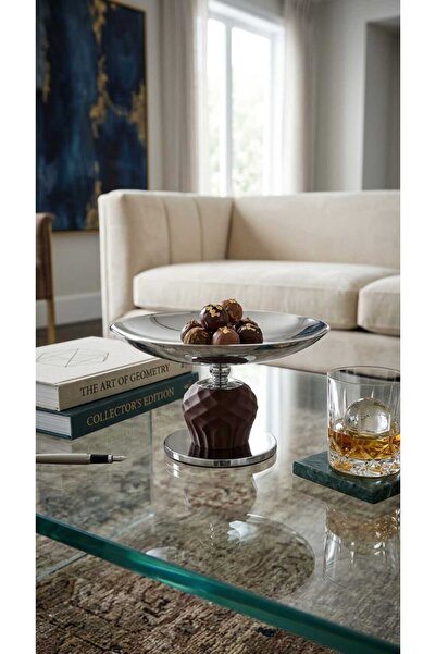 Generic Elegant and luxuriously designed serving stand for sweets and nuts, p...