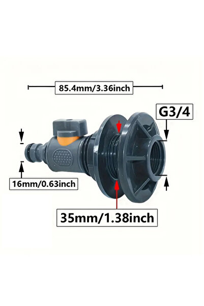 Choice Garden Irrigation Pipe Connection Maintenance Coupling Water Tank Conn...