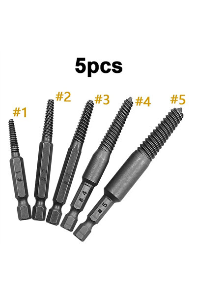 Choice1 Hexagonal A Damaged Screw Extractor Hexagonal Handle Center Drill Bit...