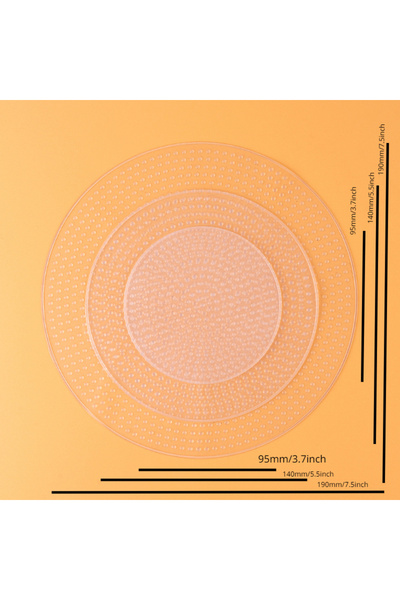 Choice1 Circle 3pcs Safety cover Ramen cover Food Wraps, Multifunction Food F...