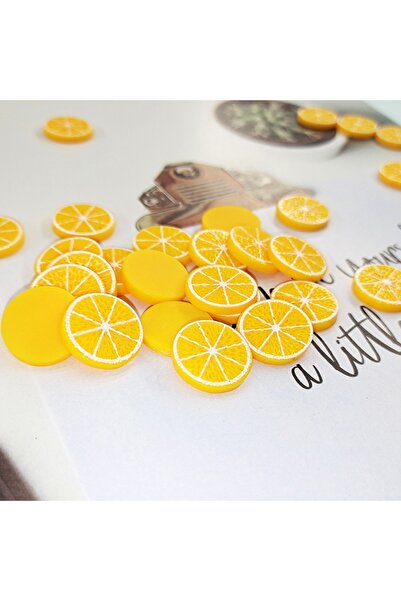 Choice 10pcs 10pcs Simulated Orange Ornament DIY Accessories Fruit Resin Crea...