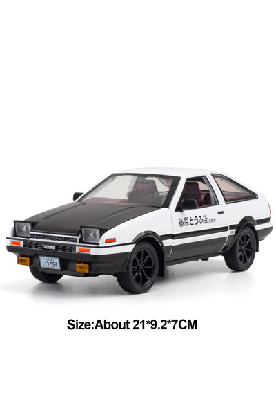 Choice3 نموذج سيارة AE86 سوداء كبيرة بمقياس 1:20 من Initial D، نموذج رولز روي...