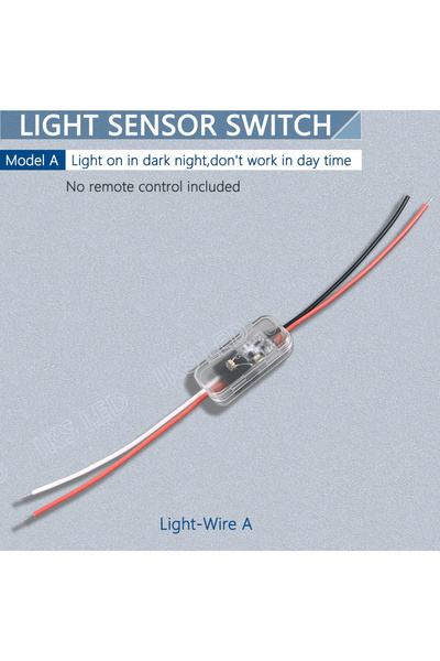 Choice1 Light-wire A Daylight Sensor Switch 5V 12V 24V 5A Smart Light Switch ...