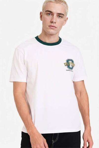 DeFacto Regular Fit 100% Cotton Printed T-Shirt