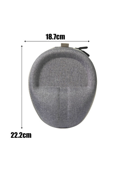 Choice1 A-Oxford Cloth Grey Earphone Case EVA Hard Shell Headset Protective B...