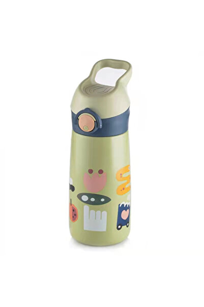 Choice3 450ML Green 450ML Cute Children Thermal Bottle Thermocup Kids 316 Sta...