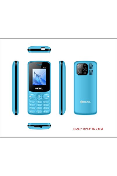 choice2 هاتف بلو M51 2G بشاشة 1.77 بوصة وبطارية 2500 مللي أمبير وشريحتي اتصال...
