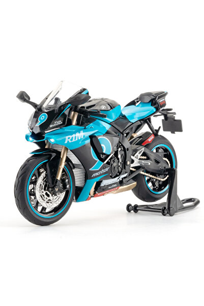 Choice1 R1M Cyan 1:12 R1M R1 Motorcycle Model Toys Alloy Diecast Miniature Mo...