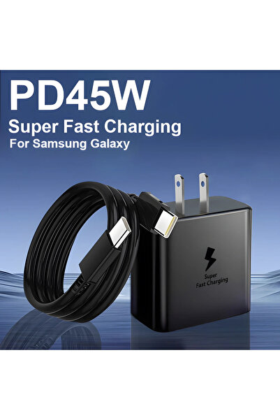 Choice شاحن PD بقوة 45 واط وكابل بيانات USB-C - محول محمول سريع الشحن للغاية ...