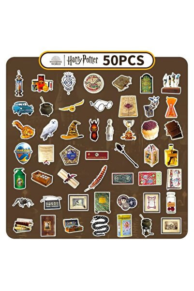 Choice4 50 قطعة - B 50 قطعة ملصقات أصلية من سلسلة هاري بوتر، ملصقات كرتونية ل...