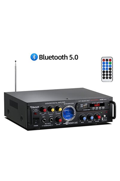 Choice1 EU Plug-220V black 12V 220V HiFi Digital Bluetooth Amplify Channel Su...