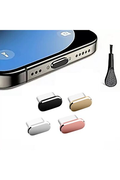 Choice5 Mix 4Pcs USB C Dust Plug With Cleaning Brush Anti Dust USB-C Plug Cov...