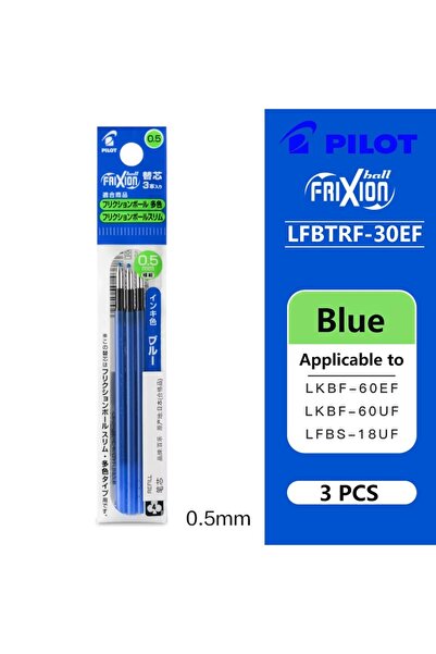 choice2 0.5mm Blue Japan PILOT Erasable Pen Refill LFBTRF30EF Multifunction p...