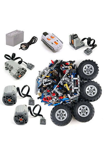 Choice1 هيكل سيارة تحكم عن بعد 4WD بمحرك، نموذج مركبة تسلق، مكعبات بناء متواف...